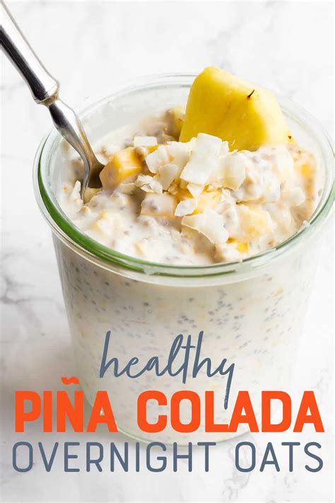 Healthy Tropical Coconut Overnight Oats Recipe Wholefully