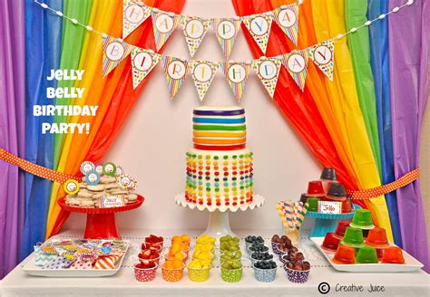 This colorful rainbow breakfast birthday party was submitted by vanessa coppola of see vanessa craft. {PARTIES} rainbow jelly bean birthday party - Creative Juice