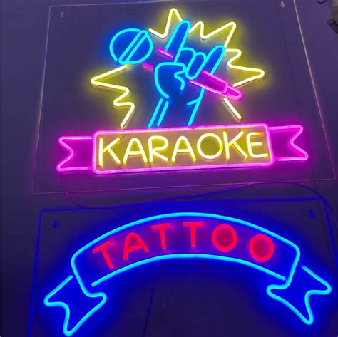Karaoke Led Neon Sign Wall Decoration Neon Available In Etsy Uk