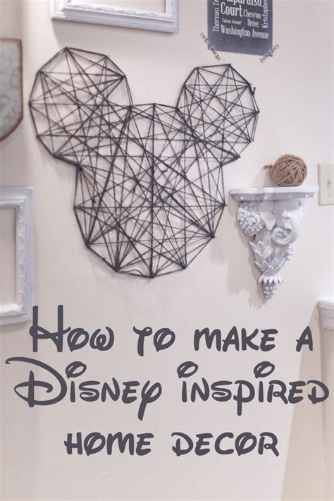 If they love disney, here are some room decor ideas you can try to make their bedroom magical. How To Make Disney Inspired Home Decor | Charity Craig