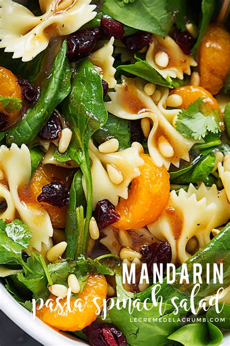 In a jar combine all dressing ingredients. This Mandarin Pasta Spinach Salad with Teriyaki Dressing ...