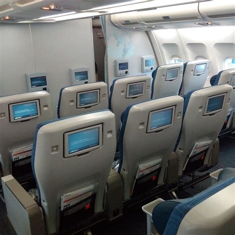 Seats were pretty cramped in economy. Airbus A330 Air Canada Interior