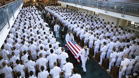 The godfather, the conversation, the godfather part ii, dog day afternoon. McCain buried at Naval Academy alongside a longtime friend | MPR News