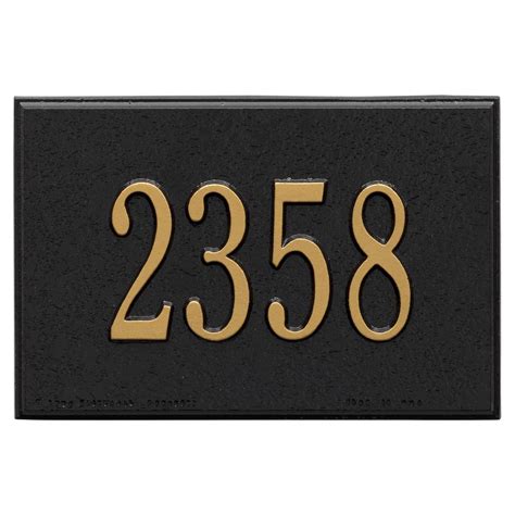 2″ tall peel & stick Gibraltar Mailboxes Address Custom Plaque with Number ...