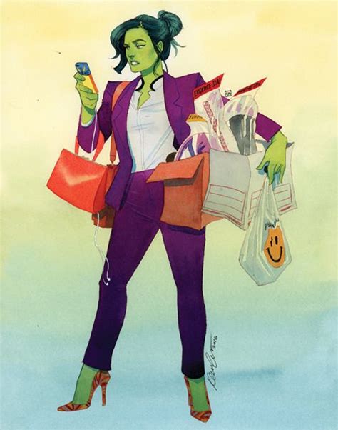 My name is she hulk fan, or shfan for short. She-Hulk Doing Some Grocery Shopping - Kevin Wada ...