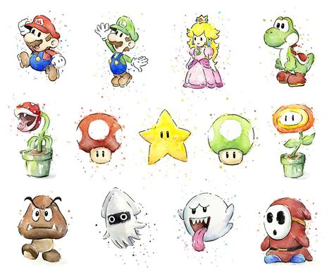 Ja 50 Grunner Til Super Mario Characters Youll Need All Of Their