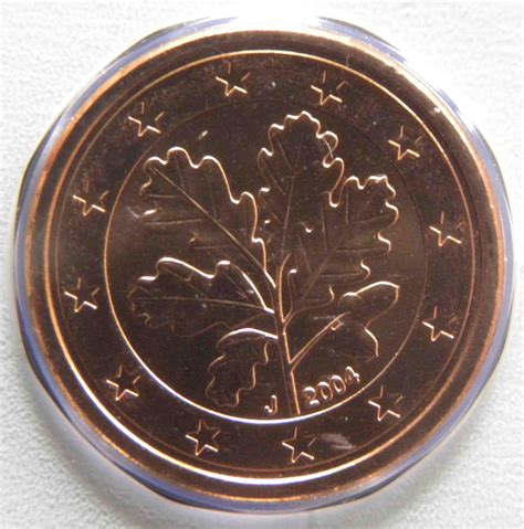 Germany 1 Cent Coin 2004 J Euro Coinstv The Online Eurocoins Catalogue