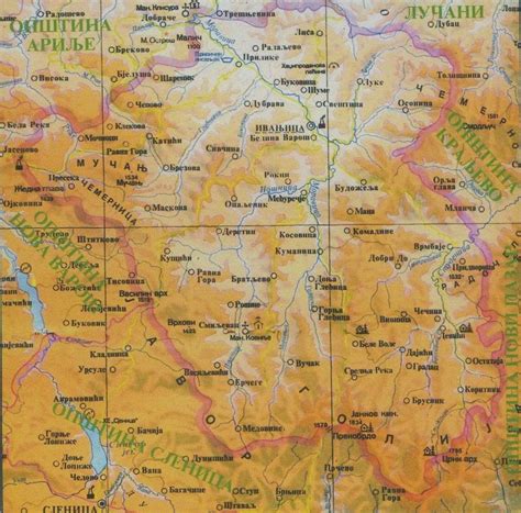 Abronambu Geografska Mapa Srbije