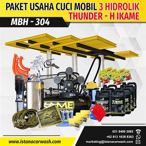 Jual PERLENGKAPAN ALAT CUCI MOBIL DAN MOTOR HIDROLIK Di Lapak Istana