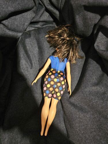 Barbie Curvy Black Hair Original Dress Brown Eyes Ebay