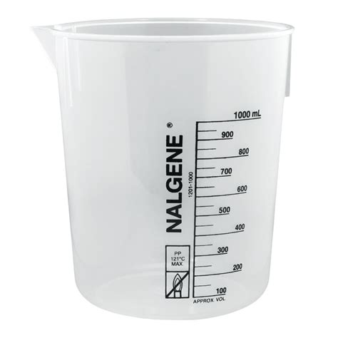 Nalgene Griffin Beaker Low Form Polypropylene 1000 Ml