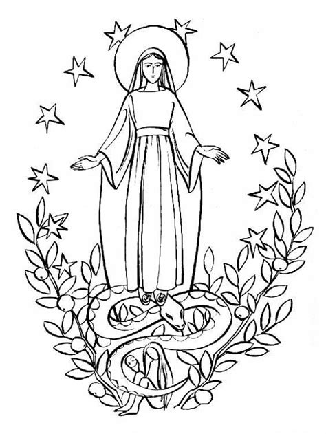 Historia del nombre inmaculada concepción: Día de la Inmaculada Concepción de María - Para colorear ...