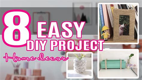 8 Home Design Easy Diy Projects You Have To Try Homemade Youtube