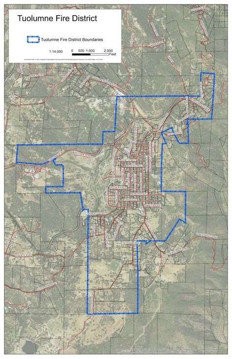 Service Area Map - Tuolumne Fire District