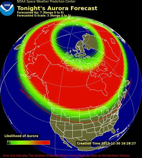 Great Northern Lights Potential Tonight Rnewengland
