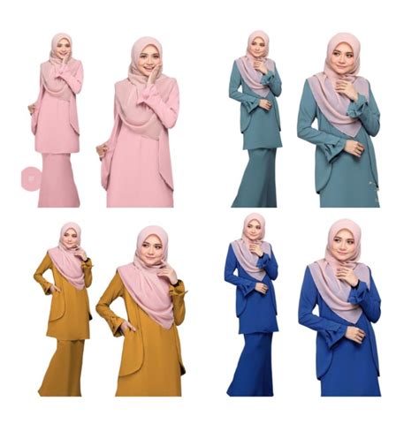Baju Raya Simple 2023 Womens Fashion Muslimah Fashion Baju Kurung