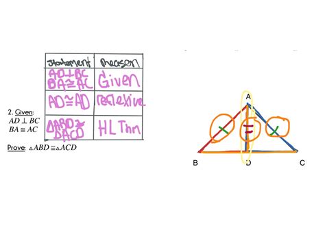 Assign variables a, b, and c to the sides of your triangle. Proofs using the hypotenuse leg theorem (HL) | Math ...