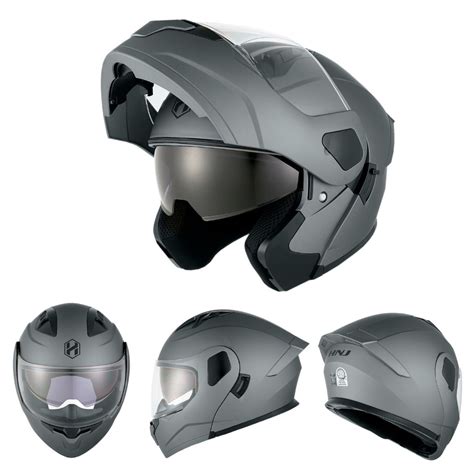 Hnj 937 Motorcycle Helmets Open Face Modular Motor Helmet Dual Visor