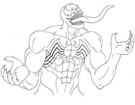 15 Free Printable Venom Coloring Pages