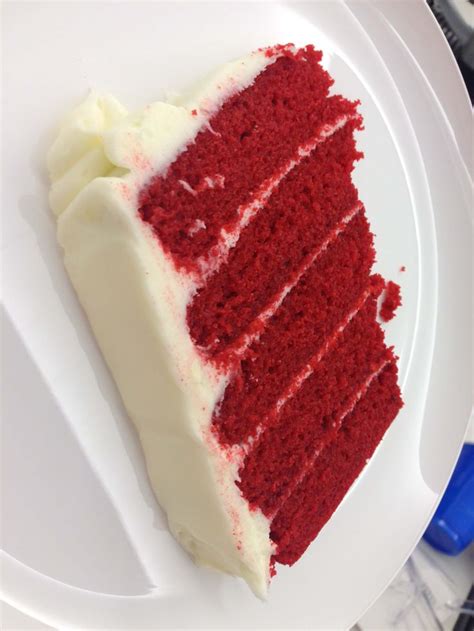 Five Layer Red Velvet Cake With Cream Cheese Frosting Velvet Cake