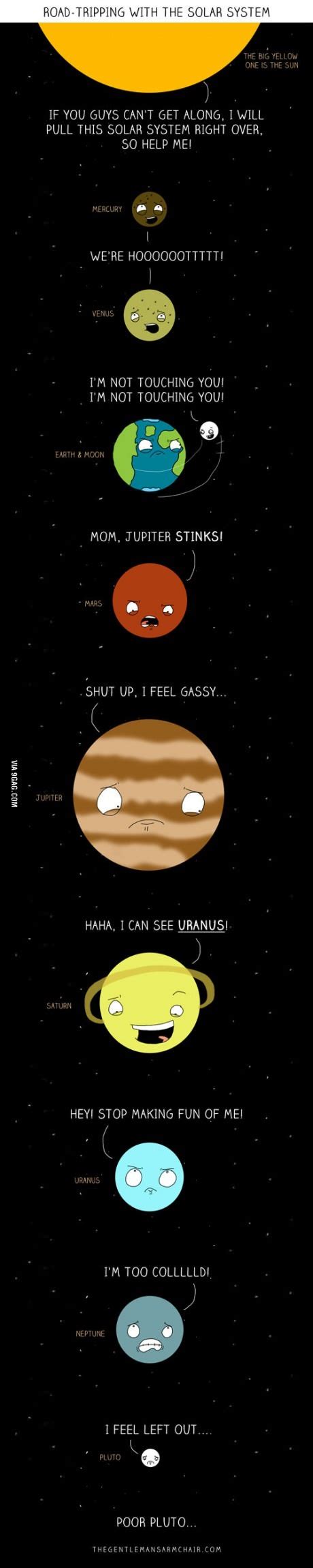 The Planets Solar System Humor Funny Pictures