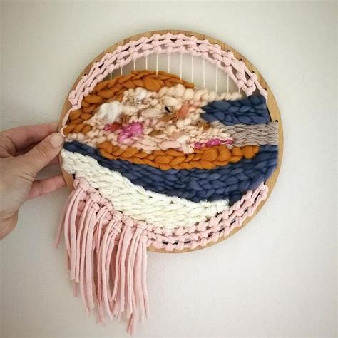 See more ideas about circular weaving, weaving, tapestry weaving. Circle Loom Wall Weaving Dreamcatcher Round Wall Hanging ...