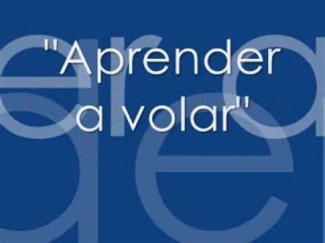 Aprender a volar (tradução) lyrics. aprender a volar karaoke - YouTube