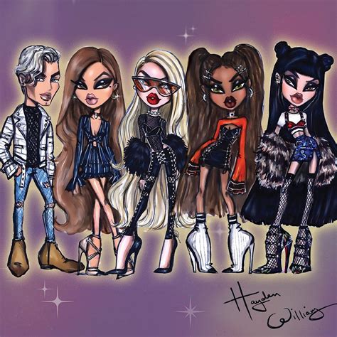 Official Artwork Of The 2nd Outfits For The Bratzcollector Dolls
