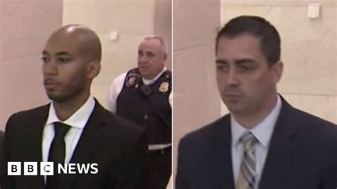 Two New York Ex Policemen Walk Free After Sex With Handcuffed Suspect Bbc News