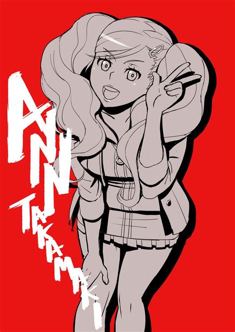 Ann Takamaki By Kjech On Deviantart Persona 5 Anne Persona