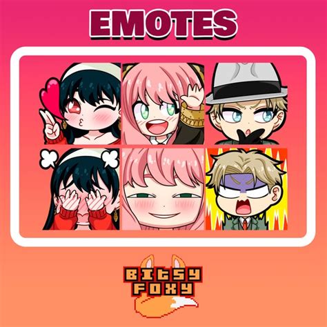 Twitch Animes Emotes Etsy México