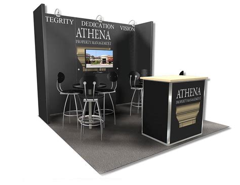 Athena Property Management 10x10 Trade Show Booth Booth Design Ideas