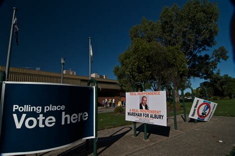 Vote Here Nsw State Elections 2011 Polling Day In The Alb Flickr