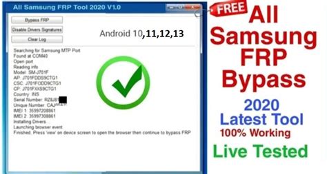 Samfw Frp Tool Download Latest V Samsung Frp Bypass Tool Vrogue