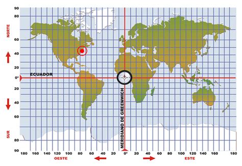 Top Imagen Coordenadas Geograficas En Un Planisferio Viaterra Mx