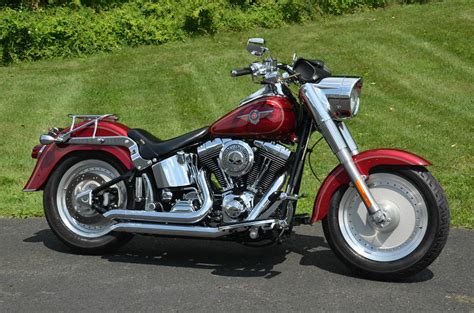 The original fat custom icon. 2004, Sierra, Red, Harley, Davidson, Softail, Fatboy, Fat ...