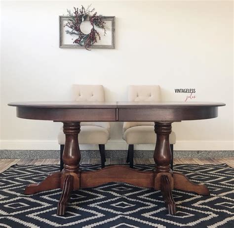 I decided to paint our kitchen cabinets. Pedestal-Style Table in Brown Mahogany | General Finishes ...