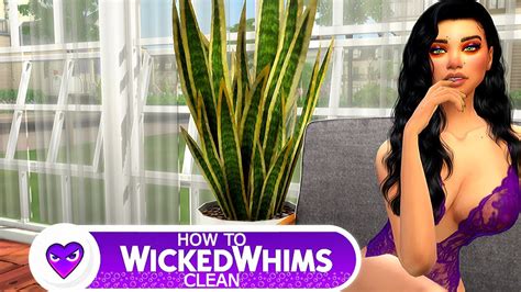 How To Wicked Whims Clean Without The Naughty Sims 4 Mods YouTube