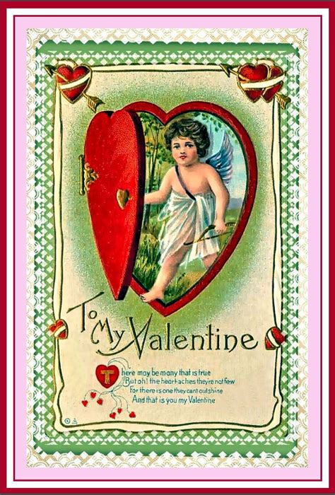 Pin By Irene Thomas On Valentines Vintage Valentine Cards Valentine Card Template Valentines