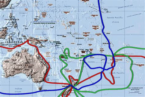 78 Les Voyages De James Cook Dans Locéan Pacifique Les Tracés De Ses 3 Expé James Cook