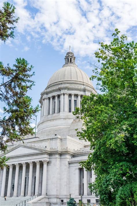 Washington State Capitol Dome 2 Stock Photo Image Of Dome Columns