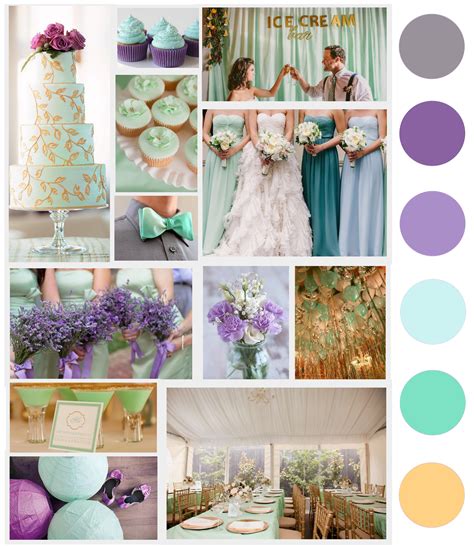 Mint Lilac And Gold Wedding Palette My Edit Wedding Palette