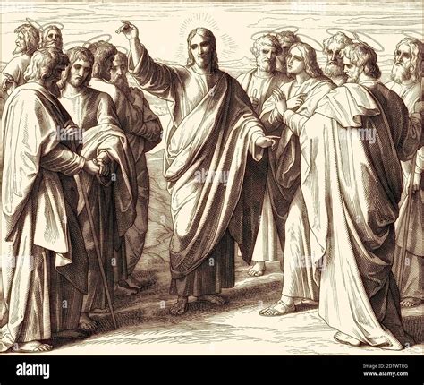 Jesus Sends Out The Twelve Disciples New Testament By Julius Schnorr