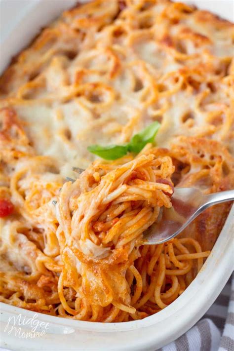 Baked Spaghetti Using The Easy To Make Homemade Sauce Recipe This Baked