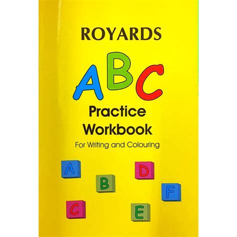 Royards Abc Practice Workbook For Writing And Colouring Charrans