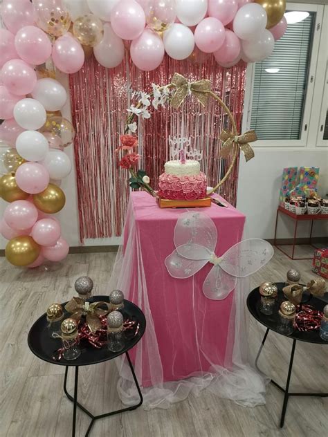 Pink White Gold Birthday Theme White Party Decorations Birthday