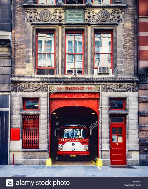 May 1982 New York Fire Station House Engine 14 Nyfd 14 East 18th Street Manhattan Nyc