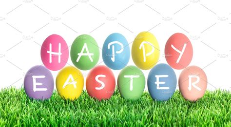 Easter Eggs Happy Easter Holiday Stock Photos ~ Creative Market