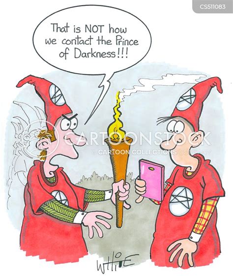 Satanist Cartoons And Comics Funny Pictures From Cartoonstock