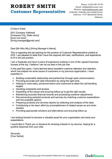 director of customer service cover letter examples qwikresume
